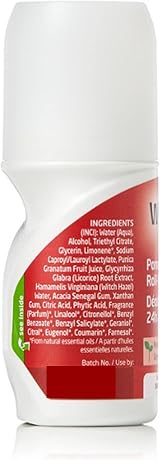 Weleda Pomegranate 24h Roll-On Deodorant 50ml Natural Antiperspirant Free view 3