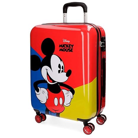 Disney Mickey Equipaje Infantil, 55 cm, 33 litros, Rojo