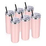 VEGOND Stainless Steel Tumblers Bulk 6 Pack, 20 oz