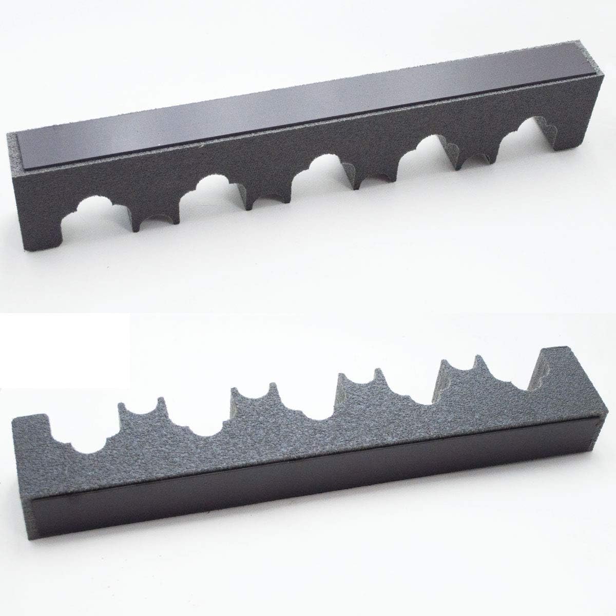 Five (Nine) Foam Gun Rack - New Universal Rifle Barrel Rest with Magnetic Strip - Gun Storage - Weapon Rack - for Gun Safe and Free Standing - Gun Rack Pegboard - Fishing Rod Holder - Gift for Hunter: Sports & Outdoors