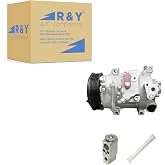RYC New Automotive Air Conditioning Compressor and Clutch Kit KT BH80N | Fits Toyota Corolla 1.8L 2009-2010; Fits Toyota Matrix 1.8L 2009-2010
