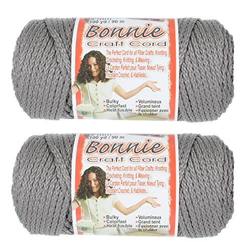 2 Pack Bonnie Macram Cord - 4mm - 100 yd Lengths - Various Colors