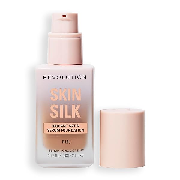 REVOLUTION SKIN SILK RADIANT SATIN SERUM FOUNDATION, BUILDABLE...