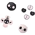 GeekShare Silicone Cross D-Pad Button Caps Set Joystick Cover - Cute ABXY Key Buttons Sticker Compatible with Switch/OLED Joy Con - Sweetheart Skull