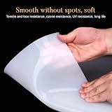 BENECREAT 2Pcs White Silicone Rubber Sheet 200x200x2mm High Temp Gasket Board view 6
