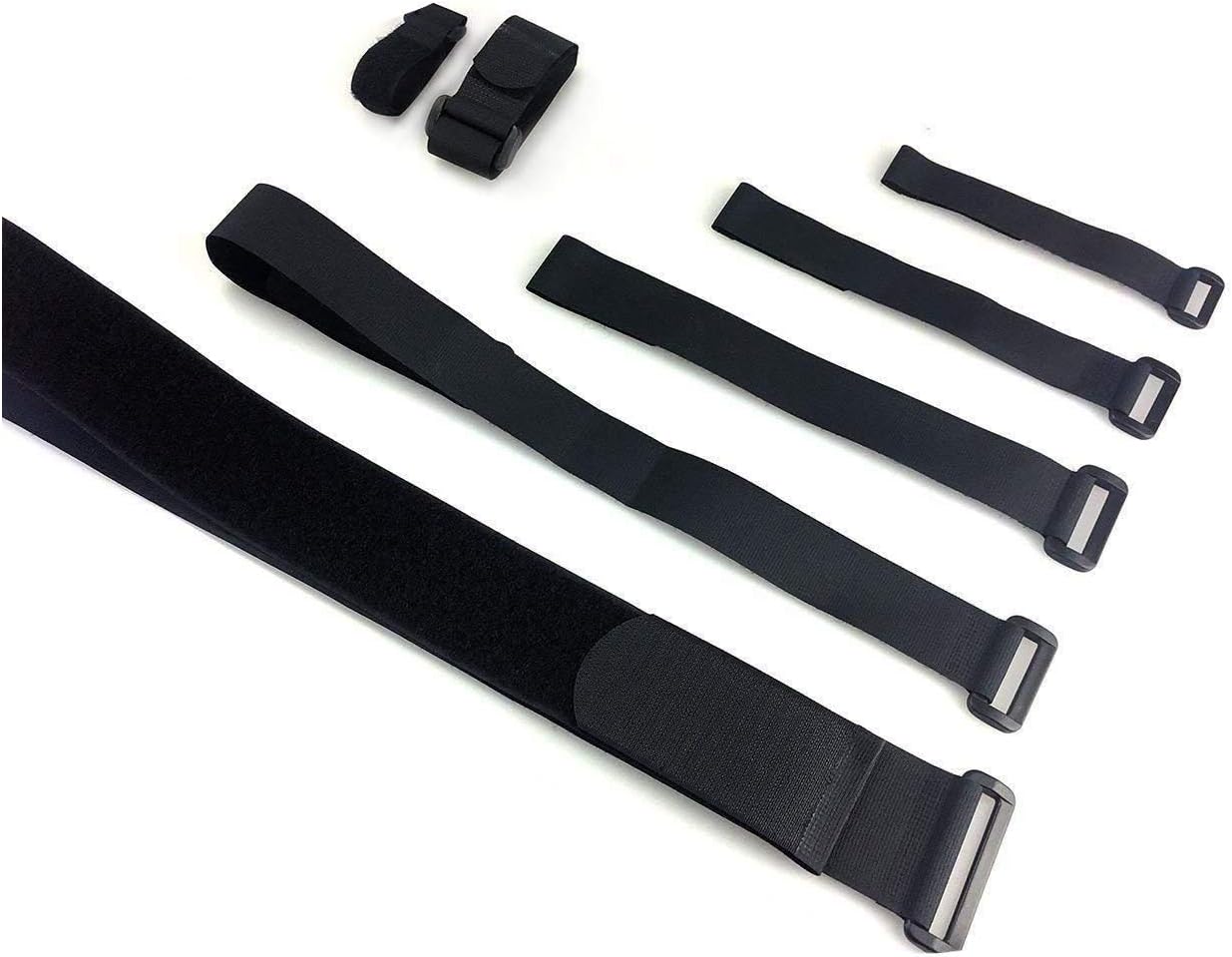 Alfatex® By Velcro Companies strapping Cable Ties with buckle Band luggage Strap Black 3cmx60cm x5