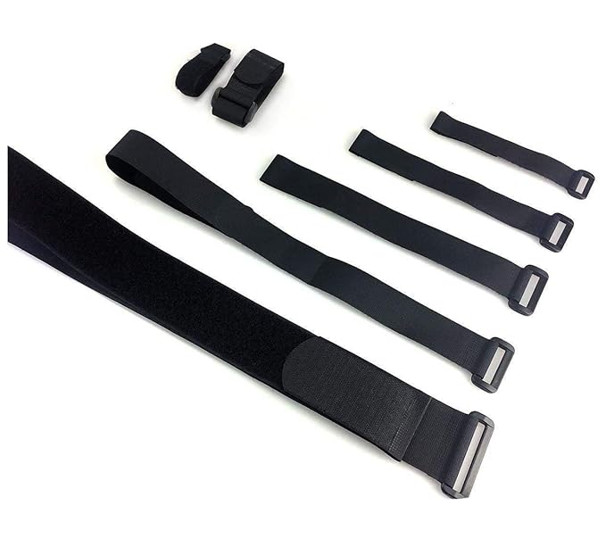 2 Gepäckgurte mit Klettverschlüssen von Alfatex by Velcro