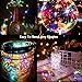 buways Fairy Lights,2-Pack Battery Operated Waterproof Multicolor 50 LED Fairy String Lights,16.4ft Silver Wire Light with Remote Control for Christmas Parties,Garden and Home Decoration