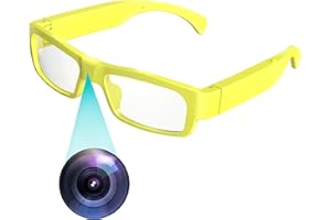 Spy Camera Smart Glasses Hidden Camera 1080P HD Fashionable Secret Camera Video Recording for Outdoor Sport Office Meeting Cl