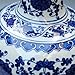 Jingdezhen Bleu et Blanc Porcelaine Vase, Vase Chinois Vase Antique en Céramique,Vase Art Déco pour le Ménage, Bureau, Mariage, Fête
