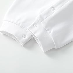 pureborn Baby Boys Baptism Romper Organic Cotton