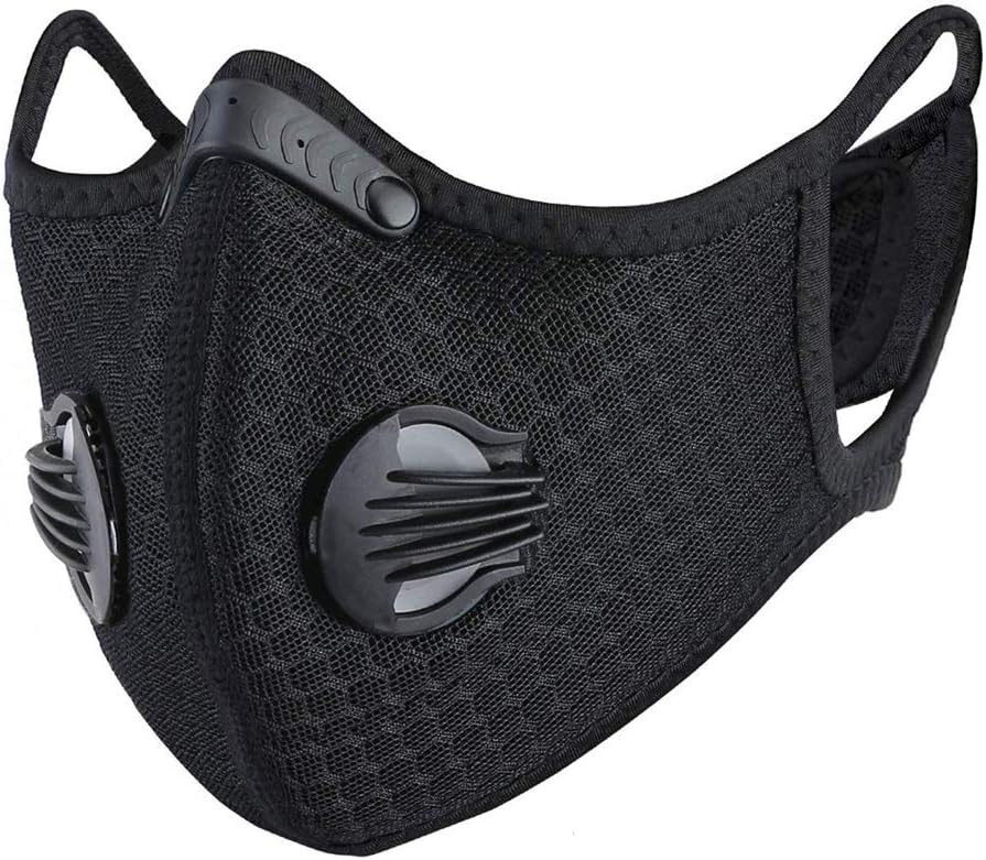 N95 Face Anti Dust Pollution Mask Dustproof Mask Filter Cotton Sheet Running Cycling Mask Outdoor Air Pollution Mouth Mask (black)