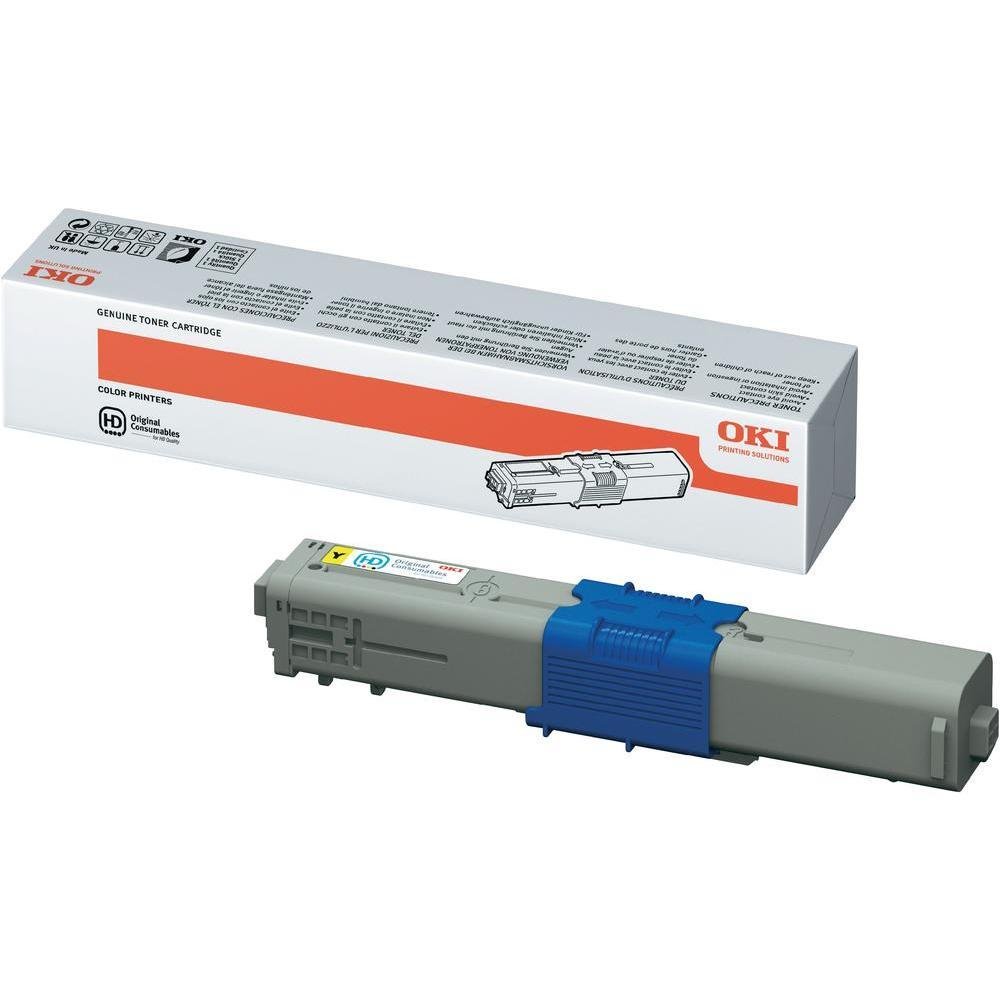 OKI Toner Cartridge for C510/C530 A4 Colour Laser Printers - Yellow