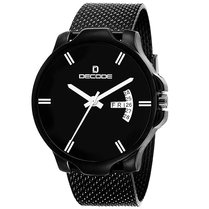 DC65 All Black Day and Date Rebel Collection for Mens & Boys