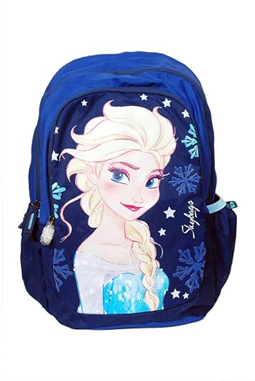 Skybags Frozen Champ 04 18 Ltrs Blue Casual Backpack (Frozen Champ 04)
