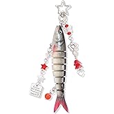 XGALBLA Cute Lifelike Fish Keychain, Aesthetic Y2K Charms Keychain Accessories for Bag Charms Purse Gift, Fishing Gifts