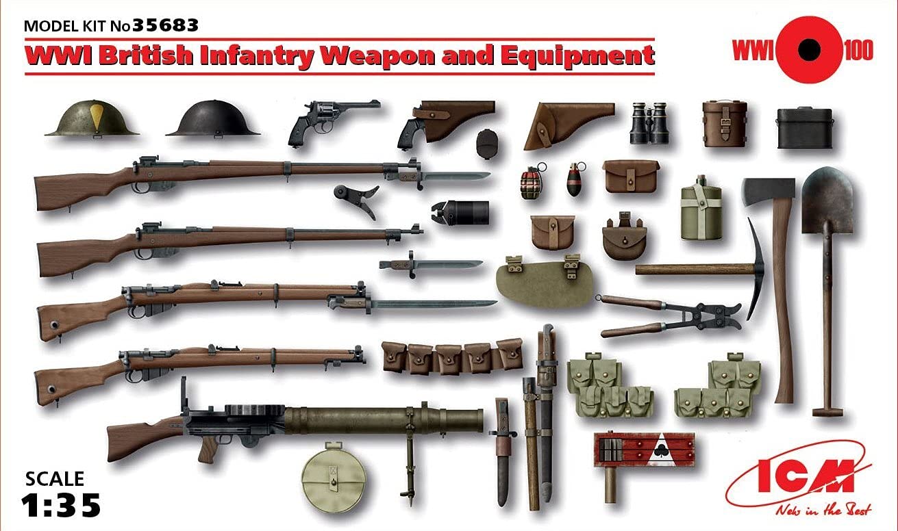 ICM 1:35 - WWI British Infantry Weapons & Equipment