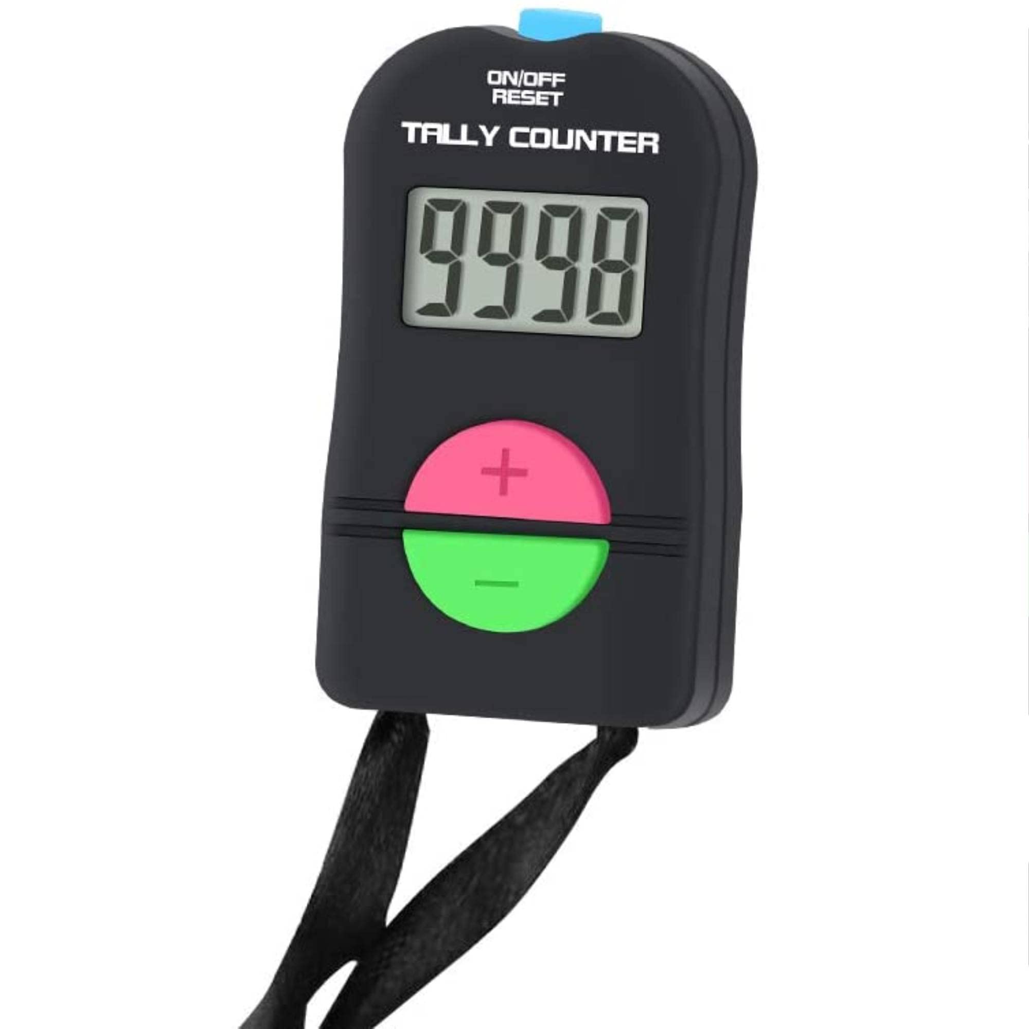 LUPO Digital Clicker Hand Tally Counter - Add And Subtract Functions - Electronic Counter For Golf Gym Security Running