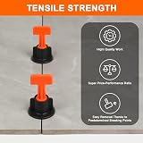 Flintronic Tile Leveling System 80PCS Kit with 2 Wrenches for Stone & Floors view 5