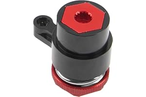 HOMESOGOOD Aluminum 15T Adjustable Servo Arm for RC Car Model Arrma 1/5 Truck Kraton 4WD 8S BLX Upgrade Parts (Black)