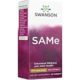 Swanson High-Potency Same 400 Milligrams, 30 Tablets | Promotes Emotional Wellness, Healthy Mood, Neurotransmitter Production and Joint Function, a Precursor to Glutathione
