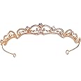 Uongeod Rhinestone Crown Crystal Bridal Tiara Princess Crown Birthday Crown Tiaras and Crowns for Women and Girls