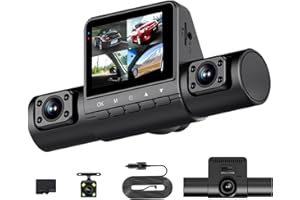 2025 Upgrade Full View Car Dashcam System,360° 4 Channel Dash Cam with Front Rear Left Right Cameras,4k Full HD Recording,Nig