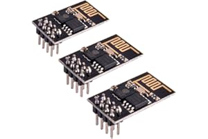 HiLetgo 3pcs ESP8266 ESP-01 Serial WiFi Wireless Transceiver Wireless Module Development Board LWIP AP+STA Compatible with Ar