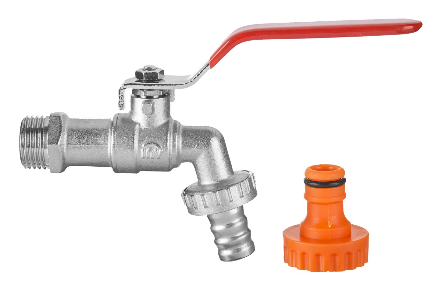 1/2" Garden BIB TAP Water Lever Type Valve RED Handle HAZELOCK Connection