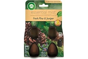 Air Wick Essential Mist – Twin Refill Fresh Pine & Juniper, 2 Refills