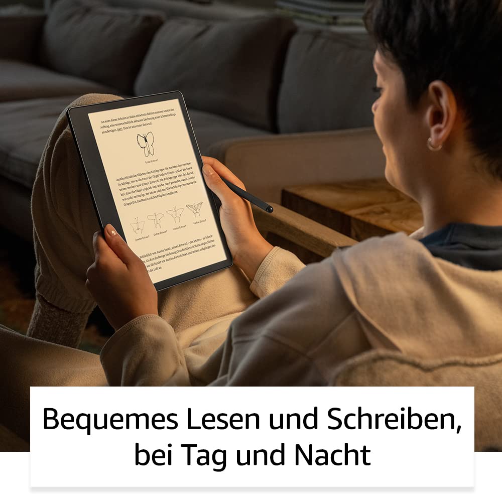 Zertifiziert und generalüberholt Kindle Scribe, der erste Kindle mit Schreibfunktion, mit 10,2-Zoll-Paperwhite-Display mit 300 ppi, mit Premium-Eingabestift | 16 GB 5