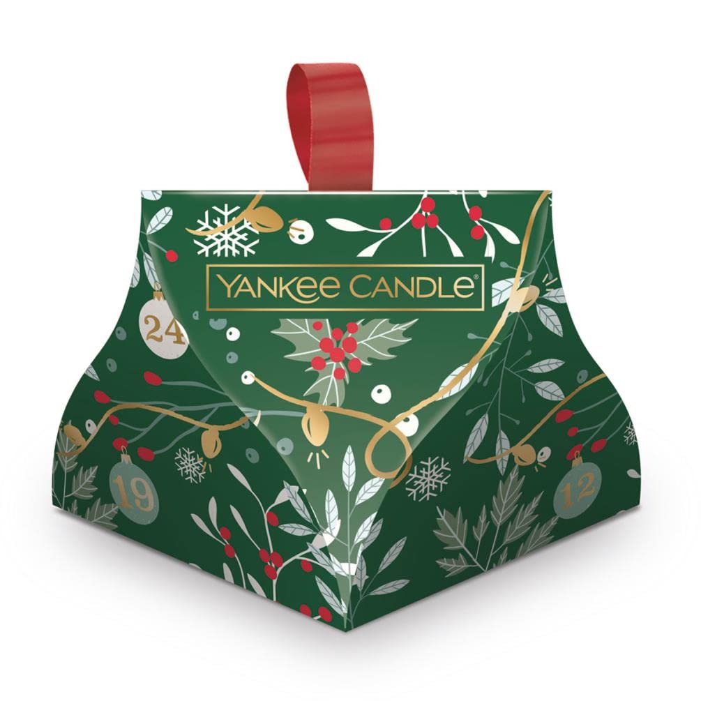 Yankee Candle Gift Set | 3 Scented Wax Melts in a Festive Ornament-Shaped Box with a bow | Countdown to Christmas Collection, One Size