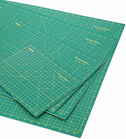 MemOffice Cutting Mat 9" x 12", Professional Self Healing Rotary Mat, Double Sided, Durable, Ideal for Quilting, Sewing, Scrapbooking and All Arts &amp; Crafts Projects
