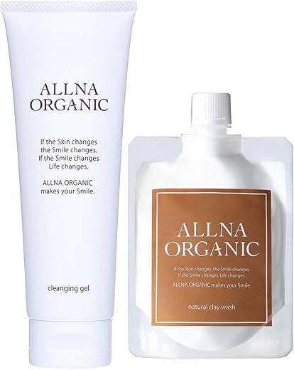 クレンジング 洗顔 セット 【 まつエク対応 メイク落とし ジェル + 泡 で 毛穴 ケア 洗顔料 】「 あわ立てネット 付き 毛穴ケア キット メンズ も 洗い上がり ツルリ 」 無添加 オルナ オーガニック 130ｇ ＆130ｇ