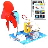 EUDAX DIY Dynamo Lantern Educational STEM Building Toy, Hand Cranked Power Generator,Generators Science Kit, Light Bulb Science Experiments Kits for Kids Age