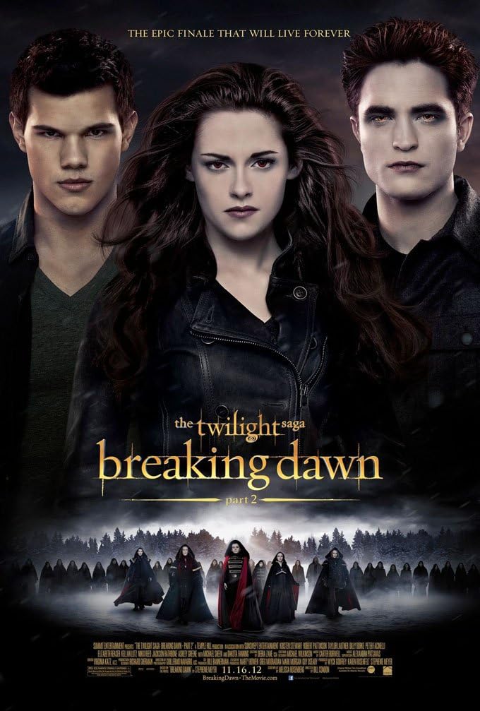 THE TWILIGHT SAGA BREAKING DAWN PART 2 MOVIE POSTER 2 Sided ORIGINAL Version B 27x40