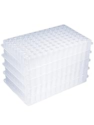 5 PCS Vial Rack Tube Rack Double Panel 96 Positions