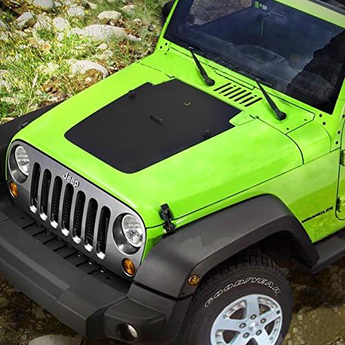 Fashion Sport Racing Matte Black Front Hood Engine Part Decal Graphics Custom Vinyl Kit Sticker for Jeep Wrangler 2007-2016