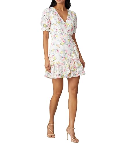 Milly Rent the Runway Pre-Loved White Diamond Cut Dress, White, 18 : Clothing, Shoes & Jewelry