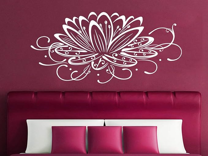wandaufkleber 3d Wandtattoo Kinderzimmer Neuester Entwurfs-Lotus Flower