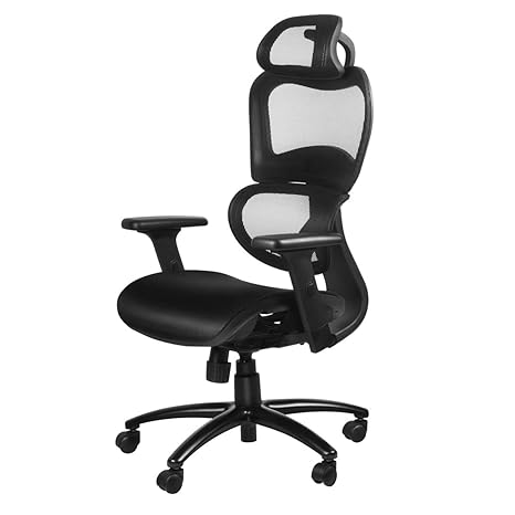 Duramont Ergonomic Office Chair With Lumbar Support High Back Executive Chair With Breathable Mesh Desk And Task Chair With Adjustable Head 3d