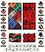 VANCROWN Headwear Head Wrap Sport Headband Sweatband 220 Patterns 12 in 1 Magic Scarf 12PCS & 6PCS 12 in 1 (12PCS.Painting)