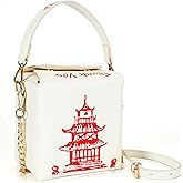 Purse for Women Small Crossbody Bags Classic Chinese Takeout Box Shoulder Bag Top Handle Satchel Bag
