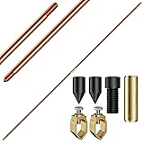 MOKIKUBA 8ft Ground Rod Kit 5/8” Clad Copper