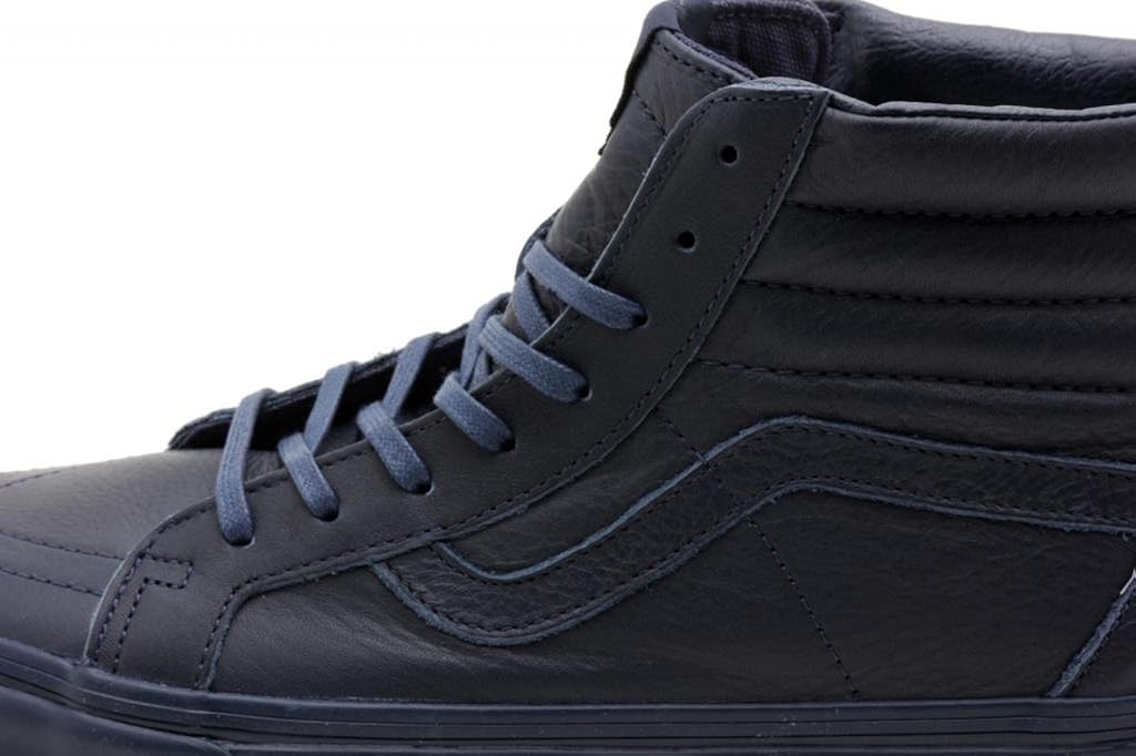 vans sk8 hi zip ca boot leather dress blues