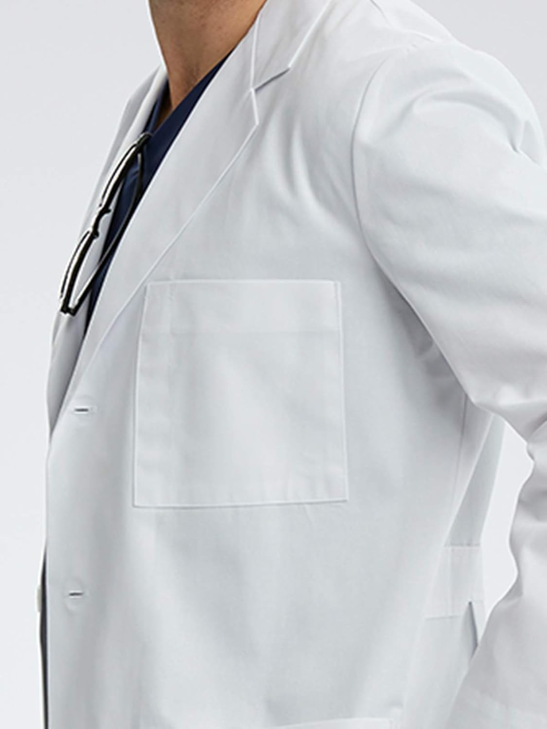Mr. Barco Lab Coat for Men – Professional Full Length, Long Sleeve: Health & Personal Care