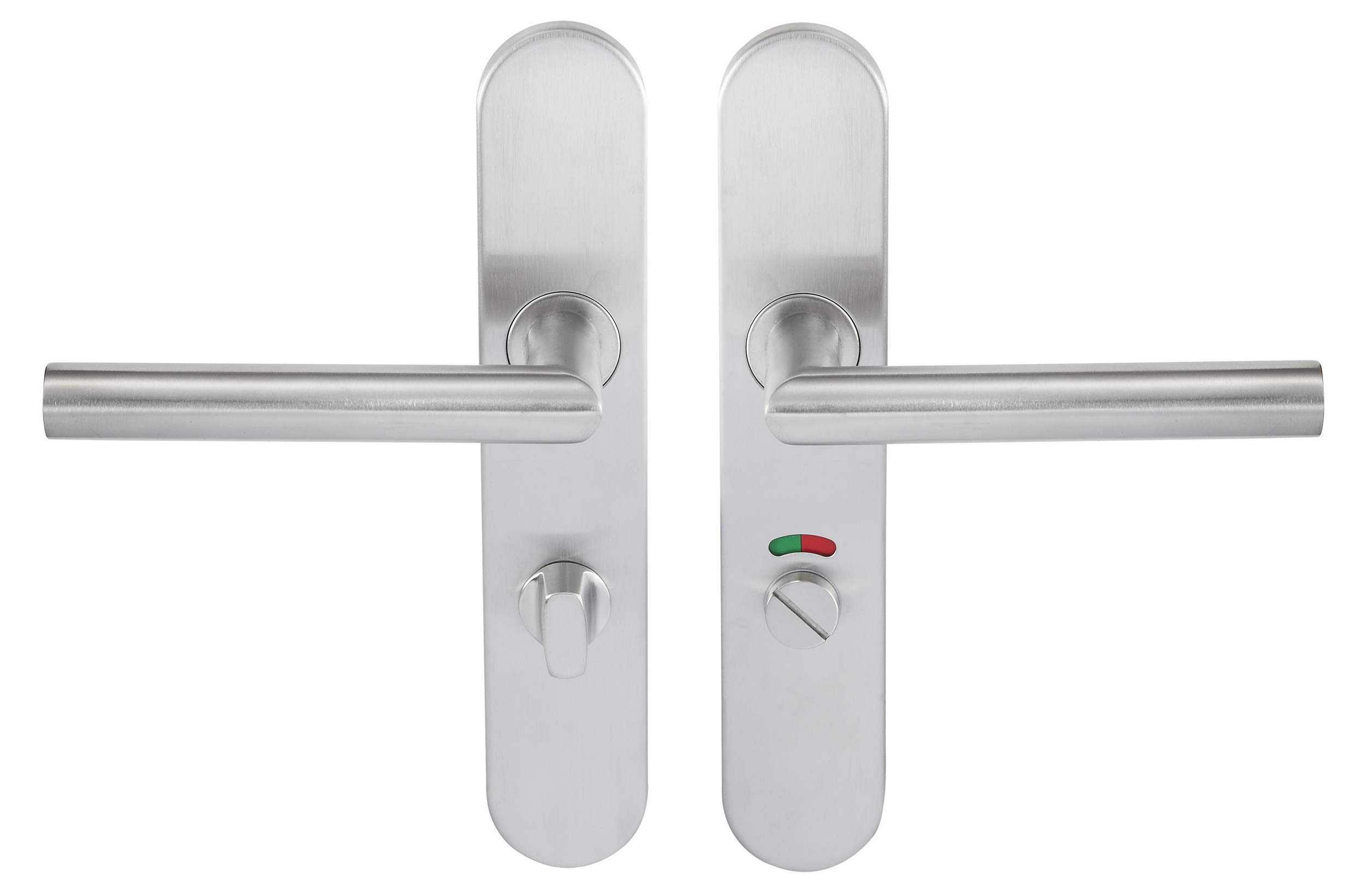 Bricard Tempo Disco 666470 Set of Stainless Steel Handles on Plate, 666471