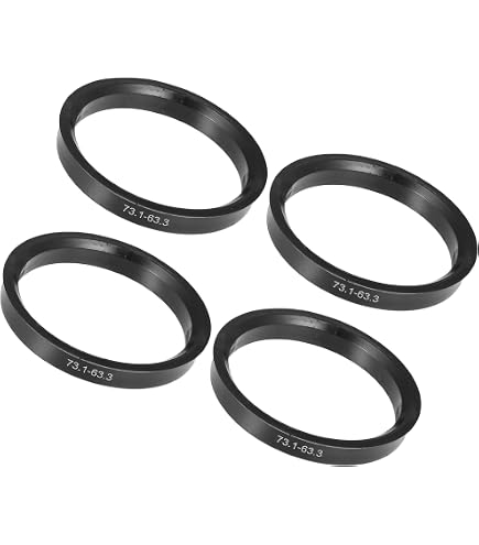 DCVAMOUS Hub Centric Rings 106mm To 87.1mm - Aluminum Alloy Wheel Spigot Rings, Set Of 4 For Ford F150 Lincoln