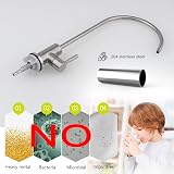 Ibergrif M22301A Drinking Water Filter Kitchen Tap 304 Stainless Silver view 5