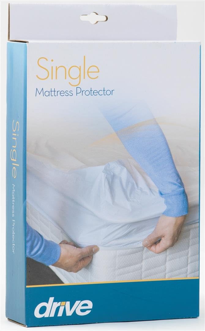 Drive Elasticated PVC Mattress Protector for Single Bed